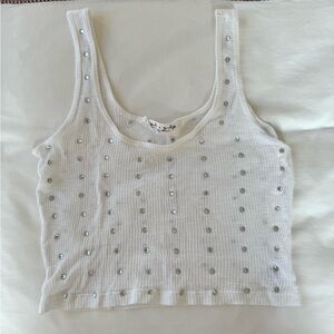 LF rhinestone top